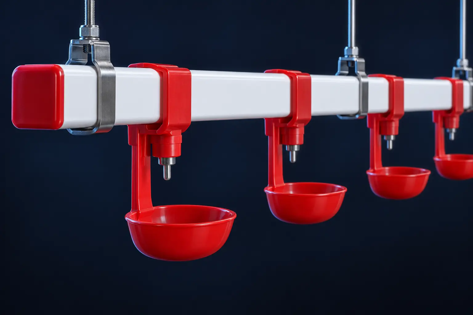 AI-generated illustration of automated drinking & water management equipment