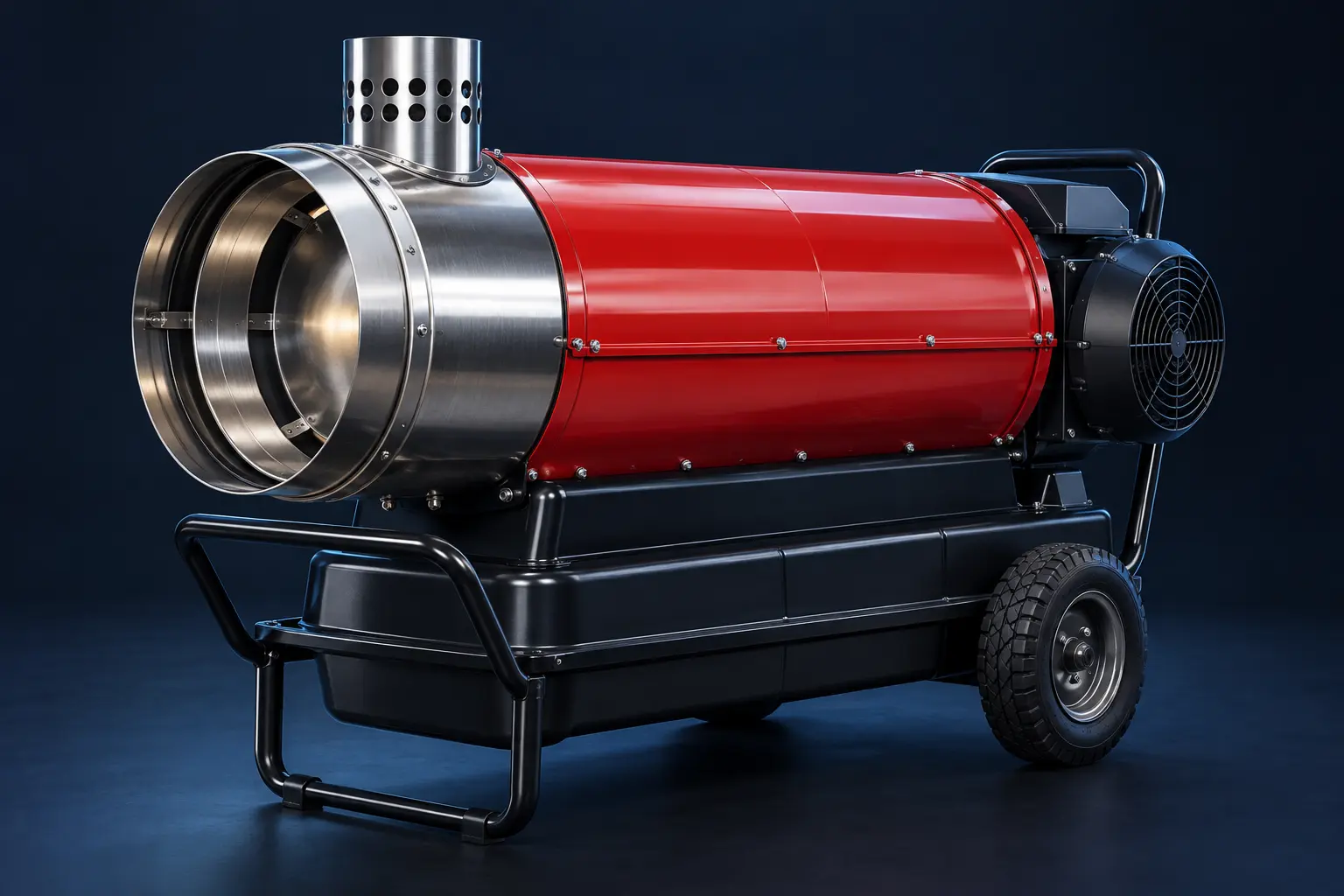 AI-generated illustration of brooding & advanced heating equipment